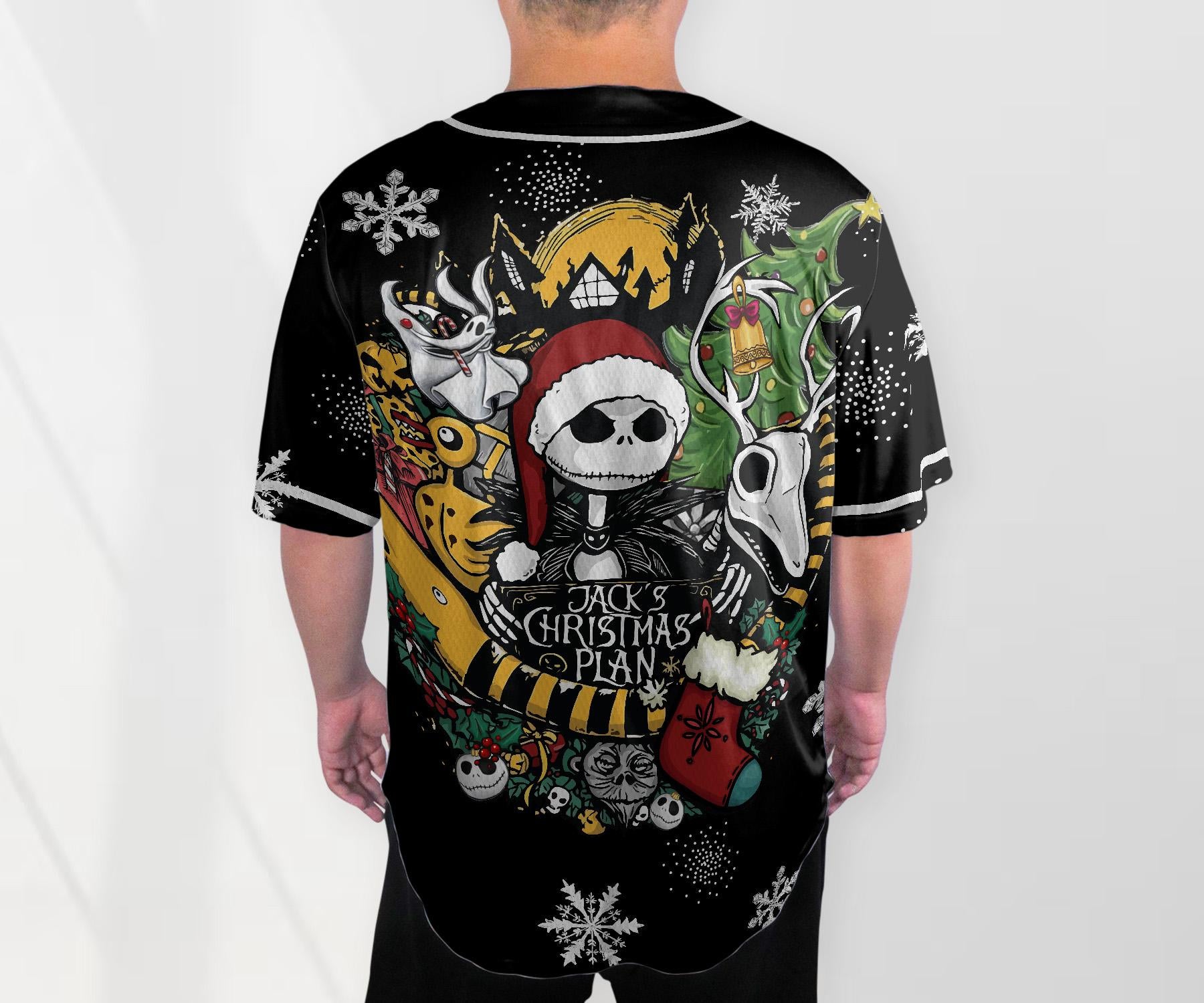 Pumpkin King Baseball Jersey Shirt Nightmare Before Christmas Basketball Jersey Shirt Gift