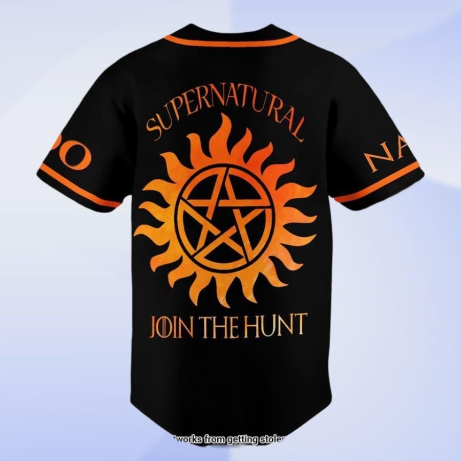 Personalized Supernatural Baseball Jersey, Dean Winchester Jersey Shirt, Winchester Brothers Baseball Jersey, Sam and Dean Jersey Shirt
