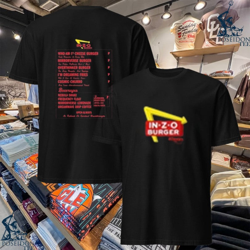 Inzo Merch In-Z-O Burger Menu Tee Unisex T-shirt, Sweatshirt, Hoodie (1)