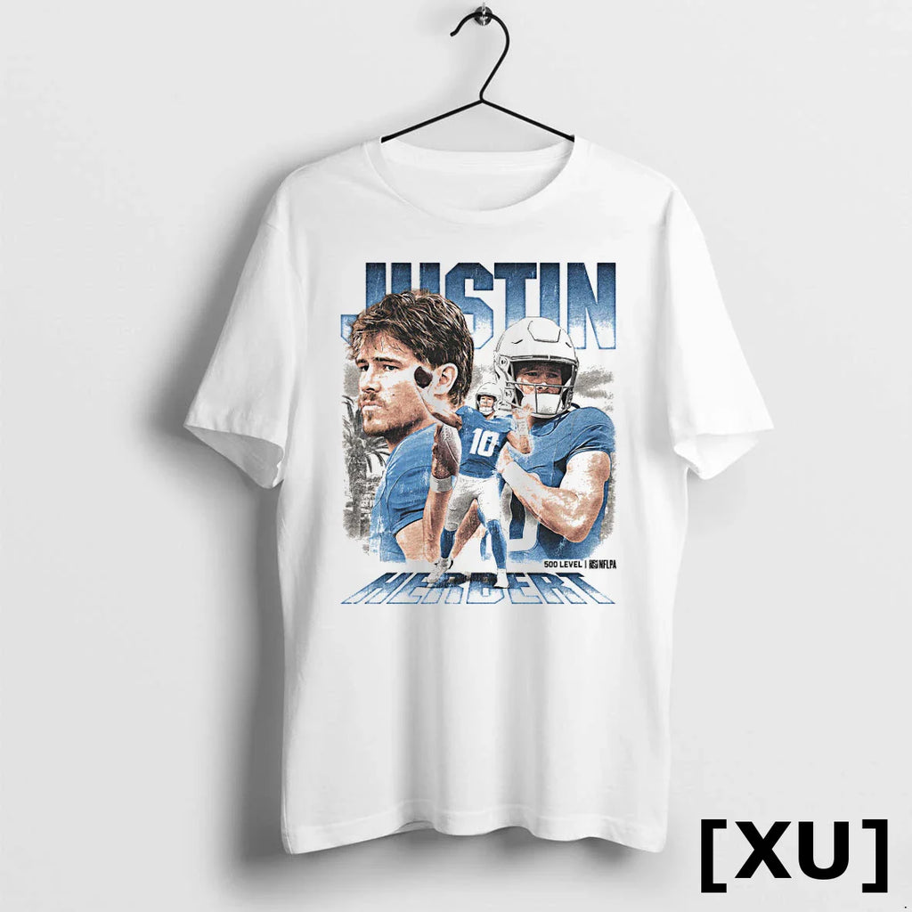 Justin Herbert T Shirt Los Angeles Football 17 Tshirts Sweater