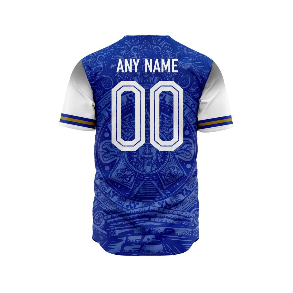 LIGA MX C.F. Pachuca Special Aztec Design Baseball Jersey Gift for Men Women - Bafud