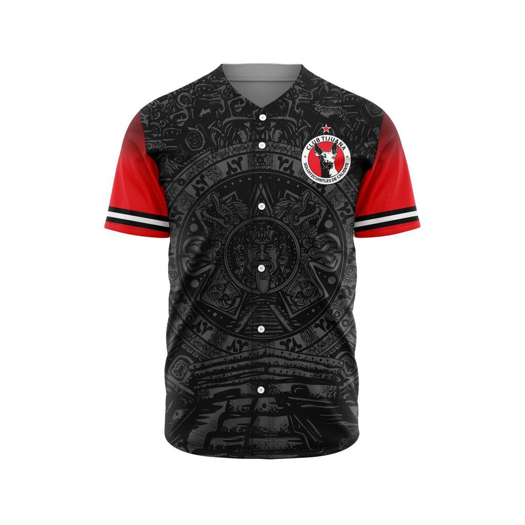LIGA MX Club Tijuana Special Aztec Design Baseball Jersey Gift for Men Women - Bafud