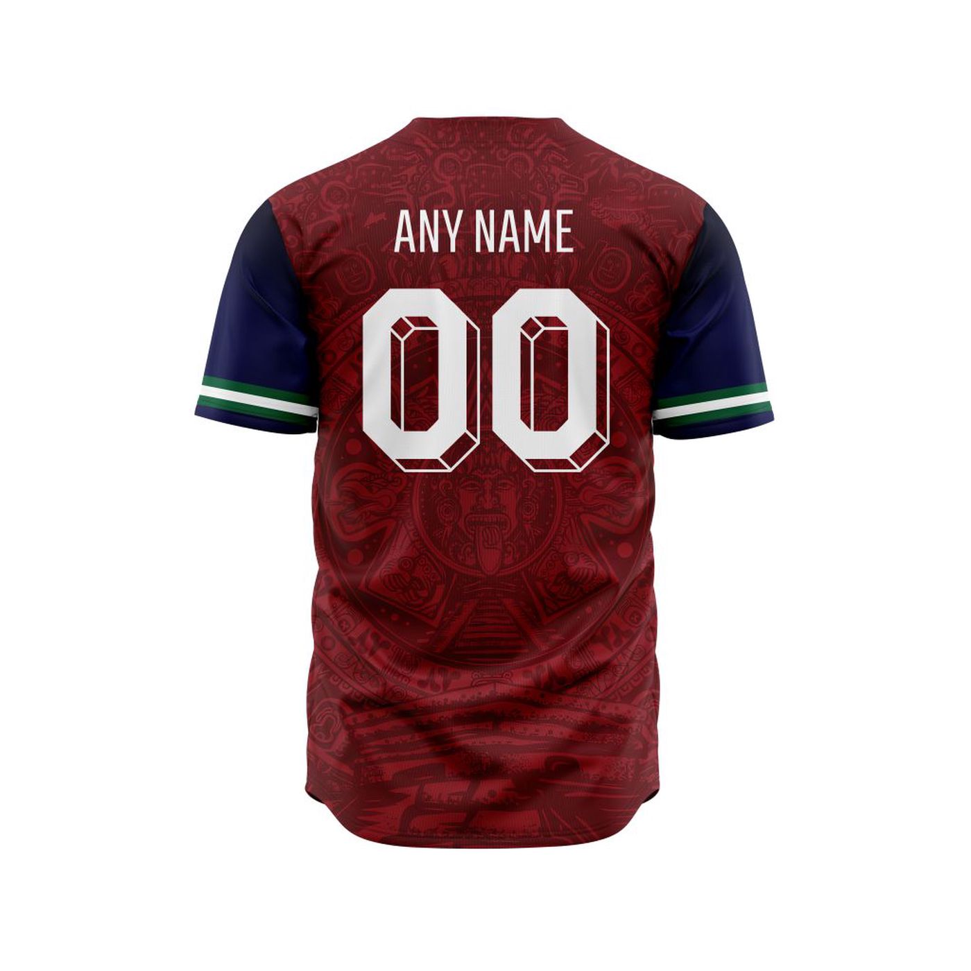 LIGA MX Deportivo Toluca Special Aztec Design Baseball Jersey Gift for Men Women - Bafud