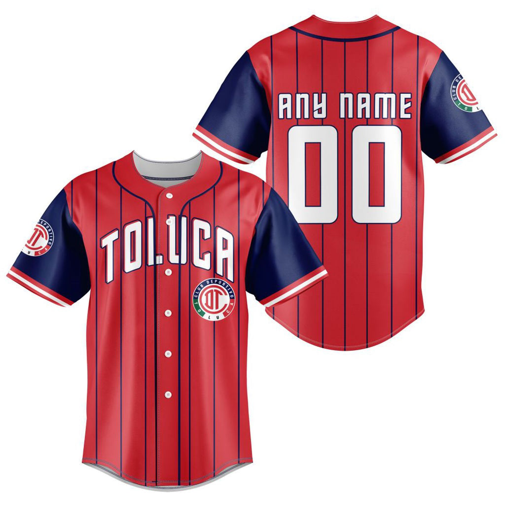 LIGA MX Deportivo Toluca Special Baseball Jersey Gift for Men Women - Bafud