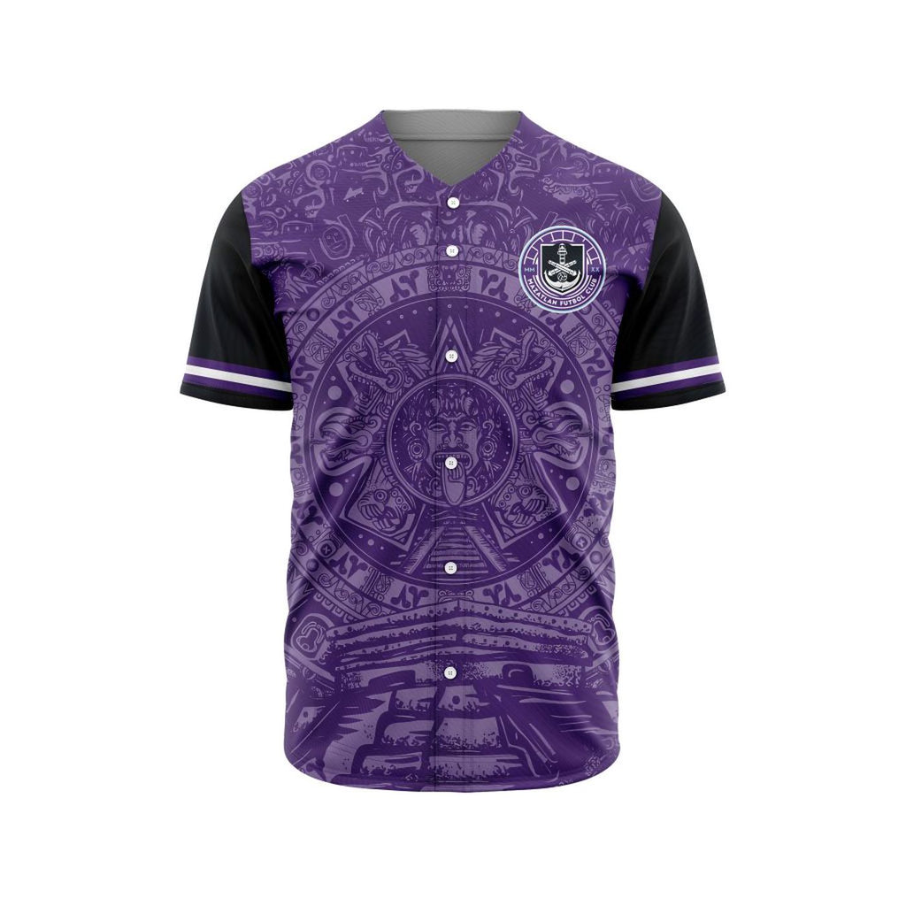 LIGA MX Mazatlan F.C Special Aztec Design Baseball Jersey Gift for Men Women - Bafud