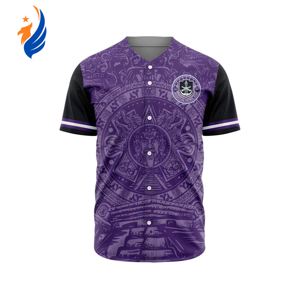 LIGA MX Mazatlan F.C Special Aztec Design Baseball Jersey Gift for Men Women - Bafud