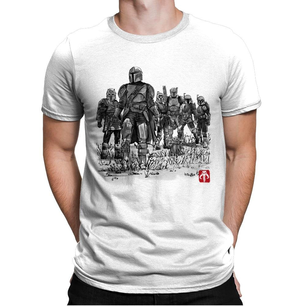 Seven Mandalorians Sumi-e – Best Seller