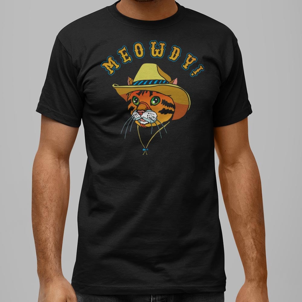 Meowdy Cat Full  Color