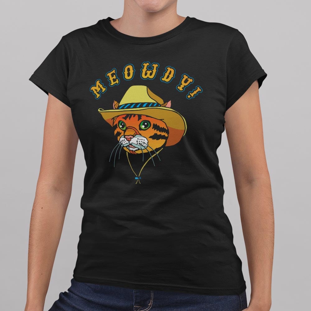 Meowdy Cat Full  Color