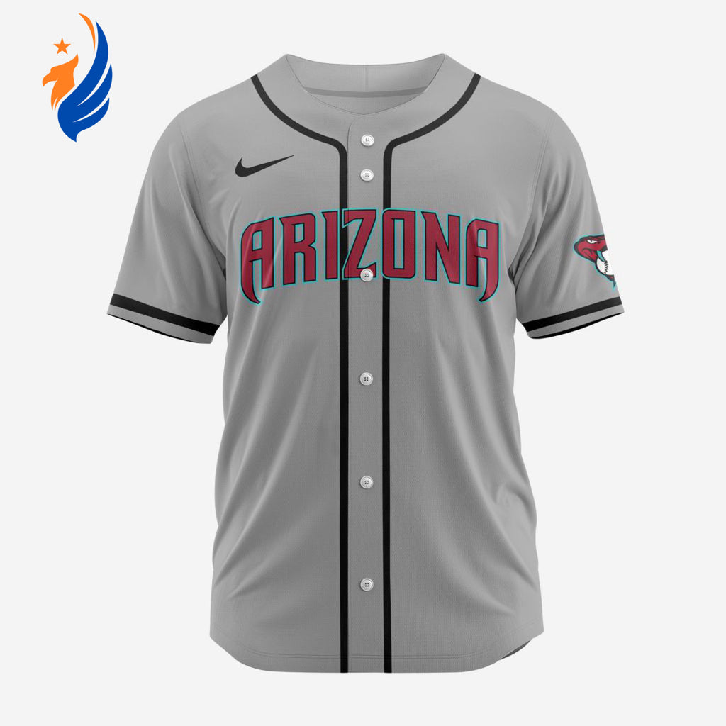 MLB Arizona Diamondbacks Personalized 2024 Road Baseball Jersey - Bafud