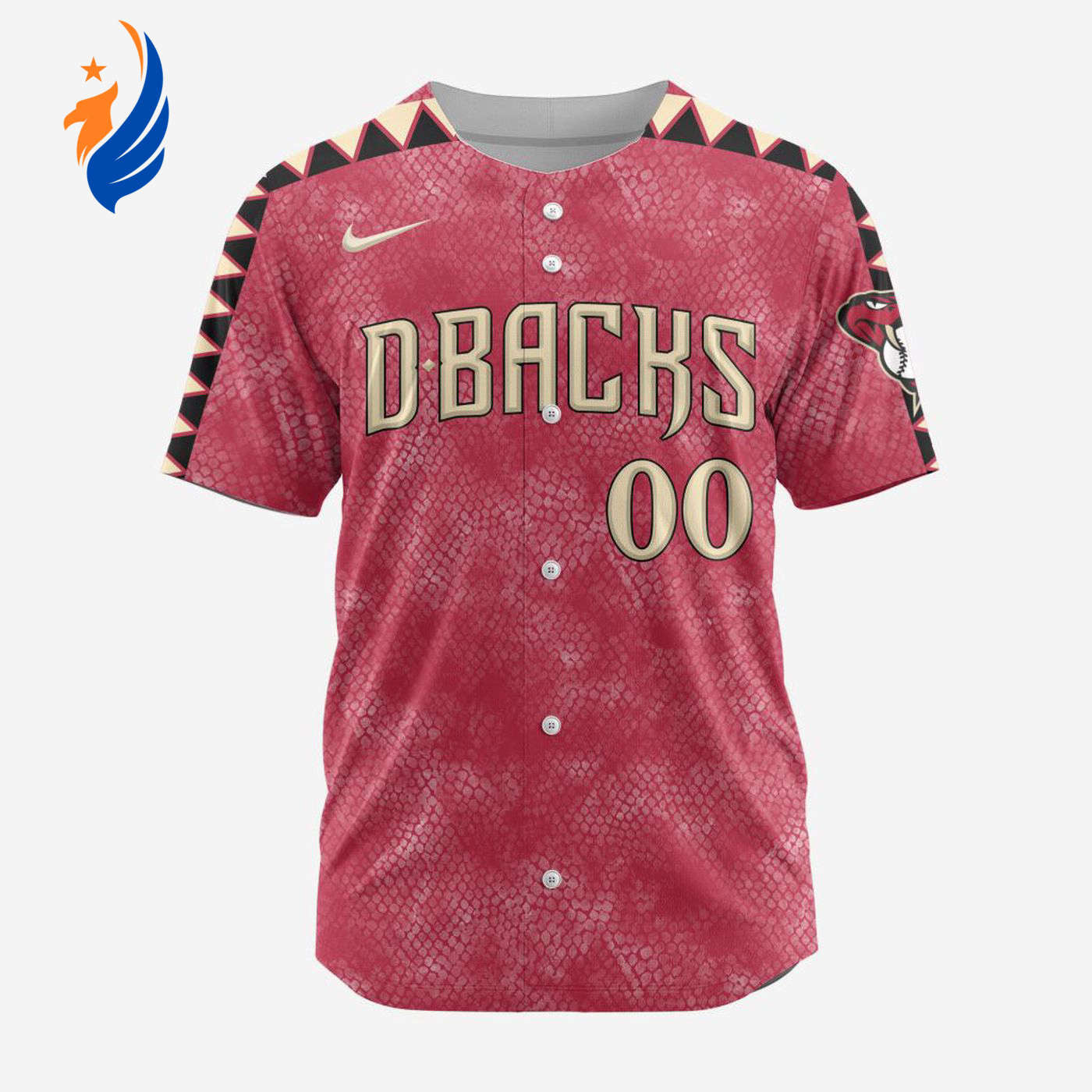 MLB Arizona Diamondbacks Personalized Alternate Design Concept Baseball Jersey 2402 - Bafud