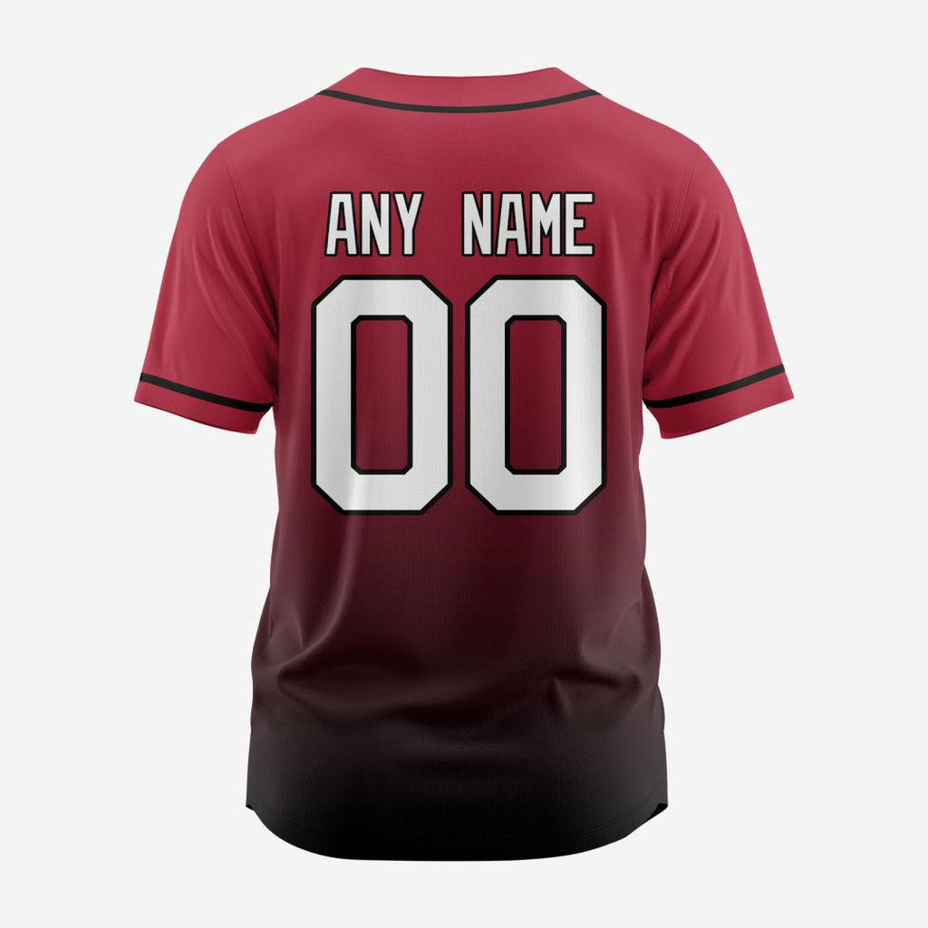 MLB Arizona Diamondbacks Personalized Gradient Design Baseball Jersey Gift for Men Women - Bafud