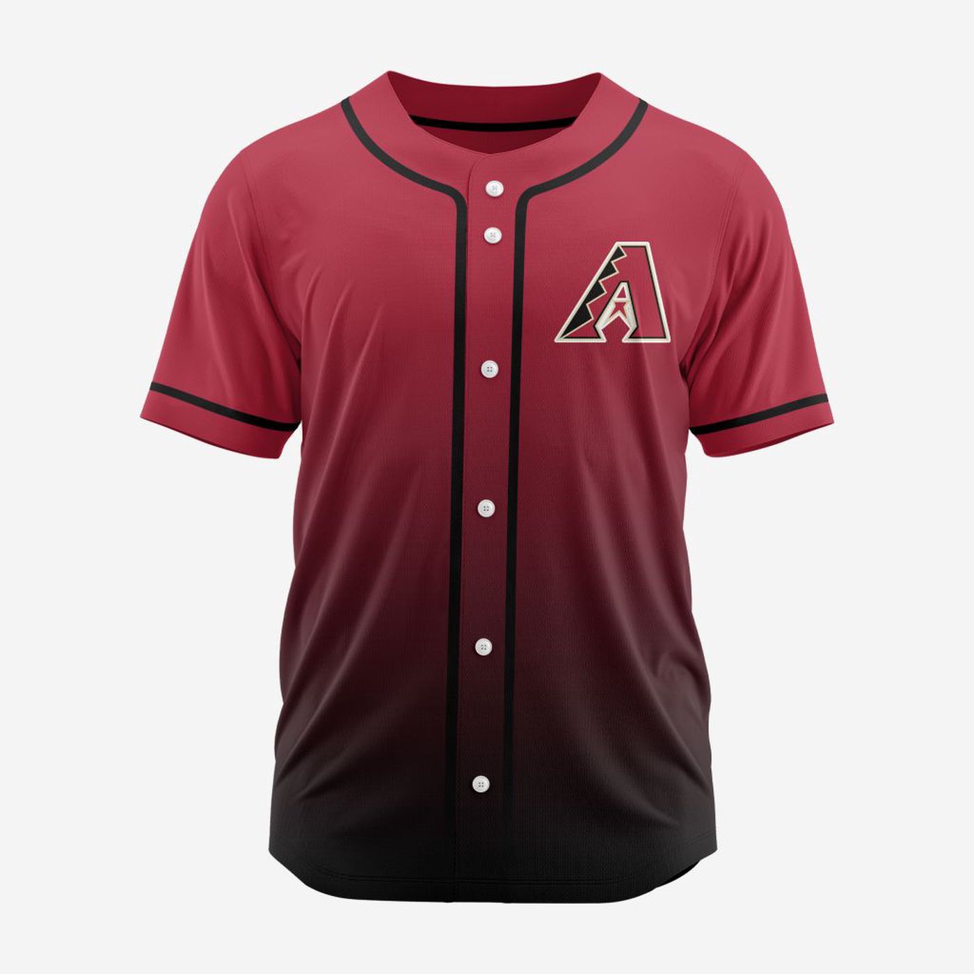 MLB Arizona Diamondbacks Personalized Gradient Design Baseball Jersey Gift for Men Women - Bafud