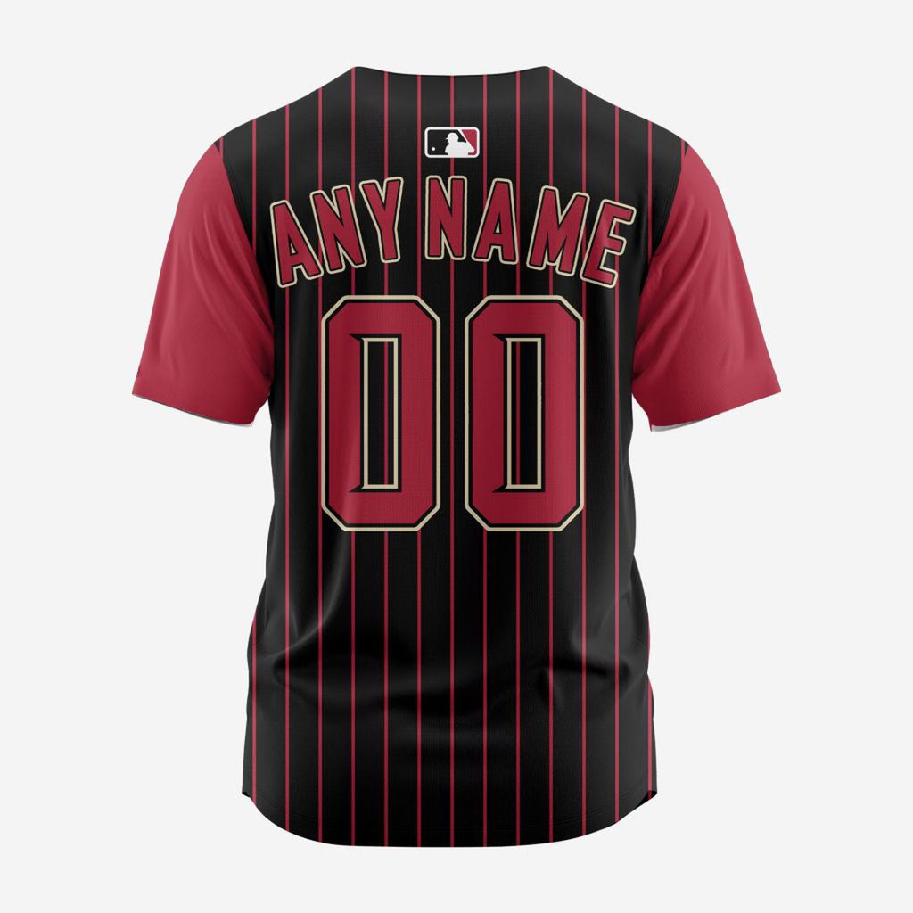 MLB Arizona Diamondbacks Personalized Reverse Retro Concept Design Baseball Jersey - Bafud