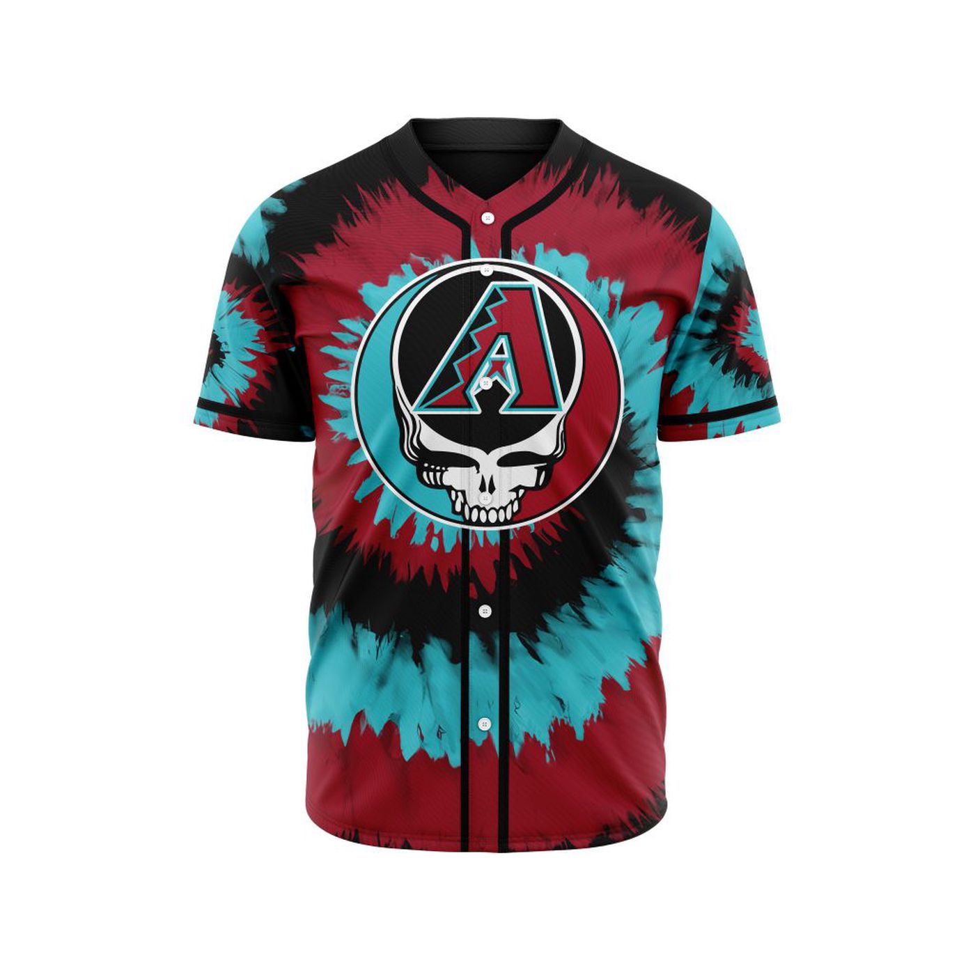 MLB Arizona Diamondbacks Special Grateful Dead Design Baseball Jersey Gift for Men Women - Bafud