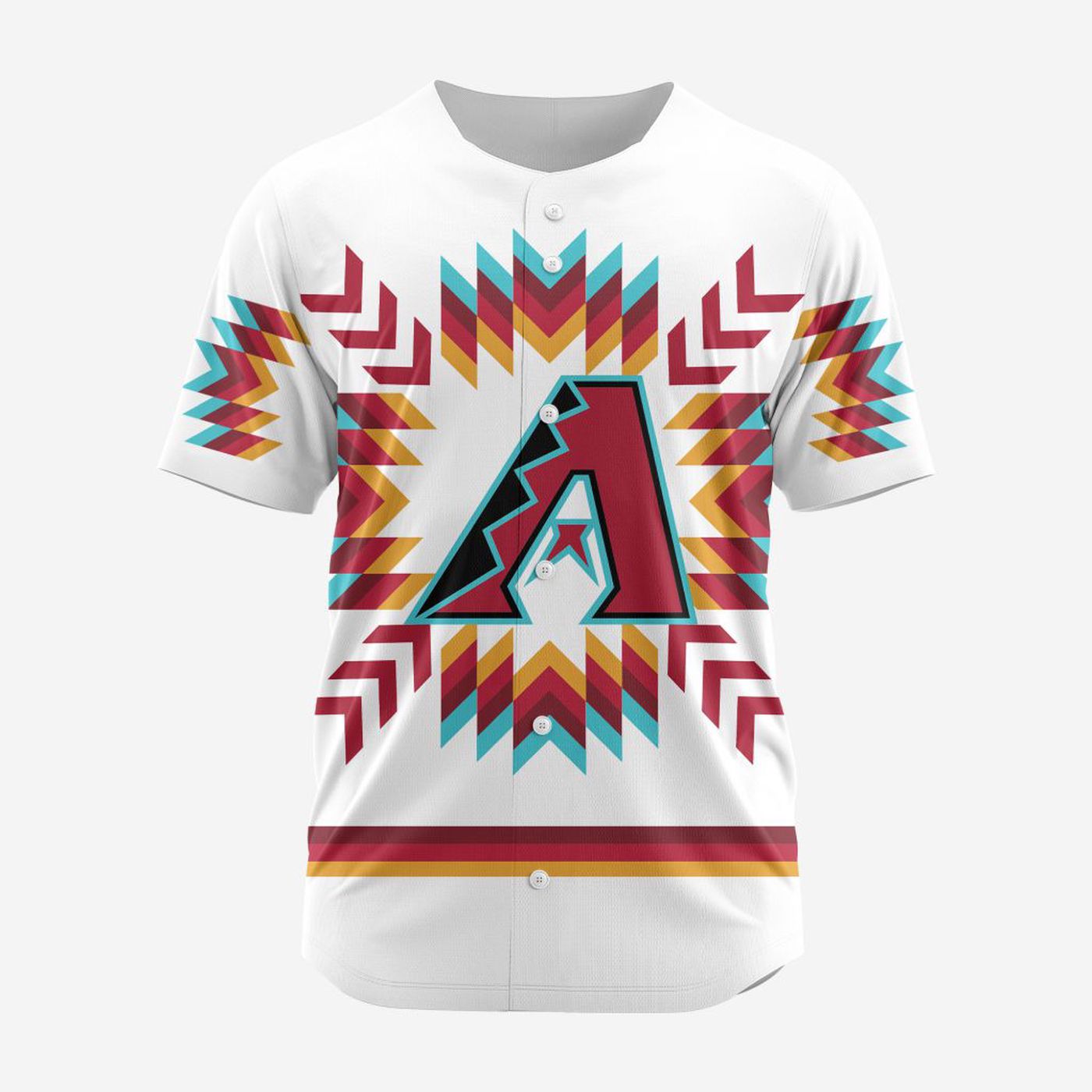 MLB Arizona Diamondbacks Special Native Design Baseball Jersey Gift for Men Women - Bafud