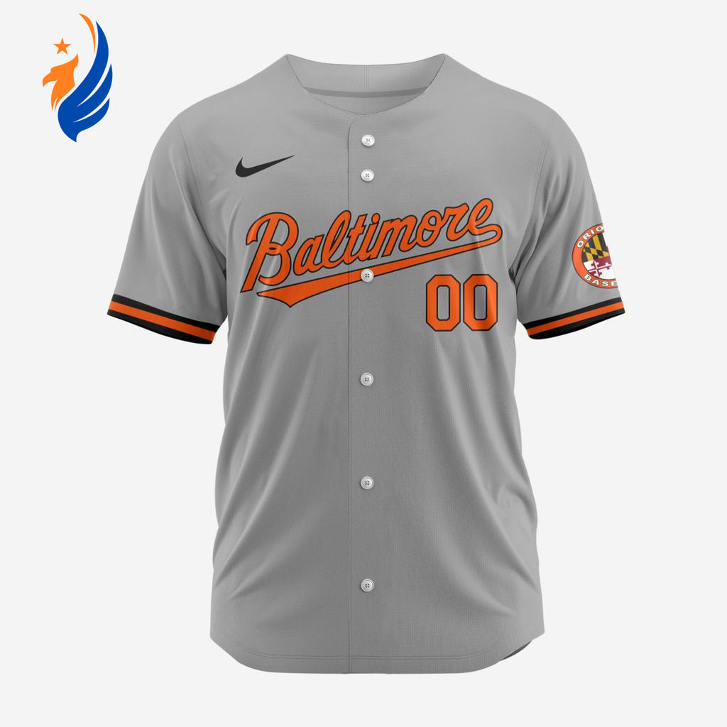 MLB Baltimore Orioles Personalized 2024 Road Baseball Jersey - Bafud