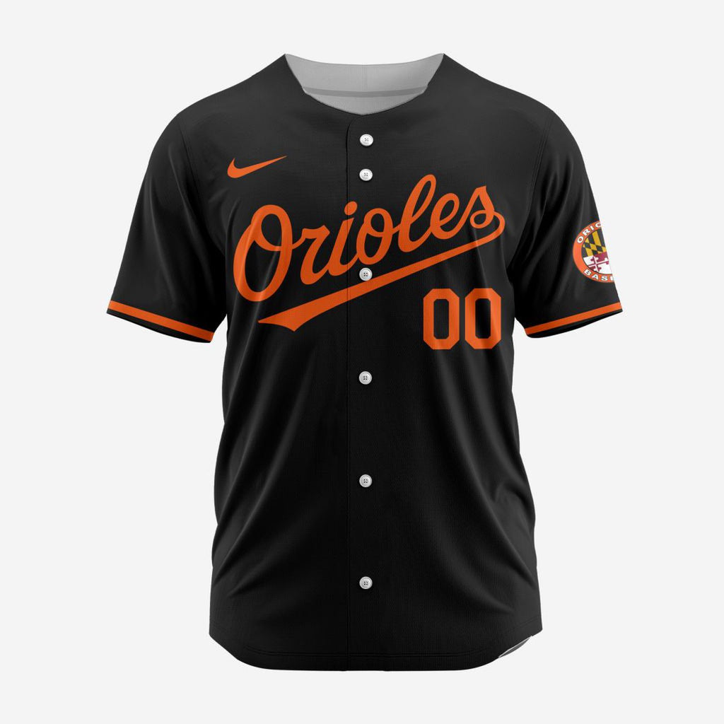 MLB Baltimore Orioles Personalized Alternate 02 Baseball Jersey - Bafud