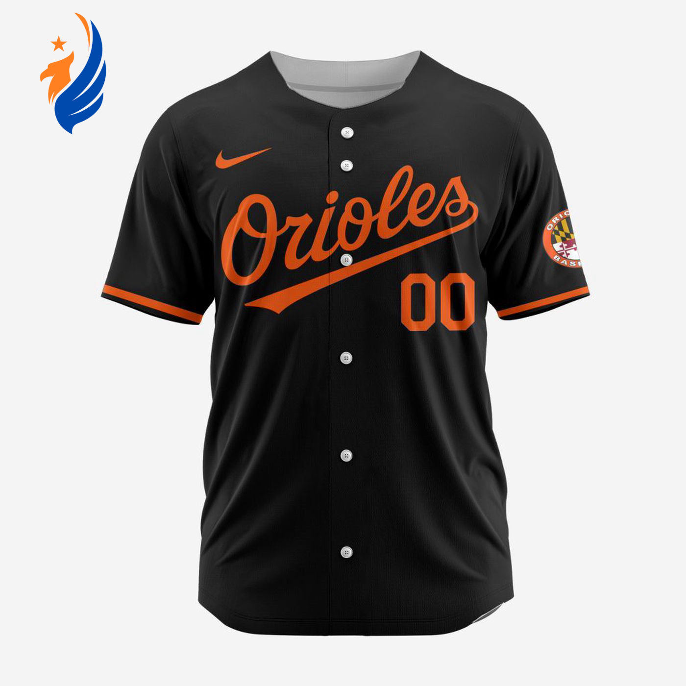 MLB Baltimore Orioles Personalized Alternate 02 Baseball Jersey - Bafud