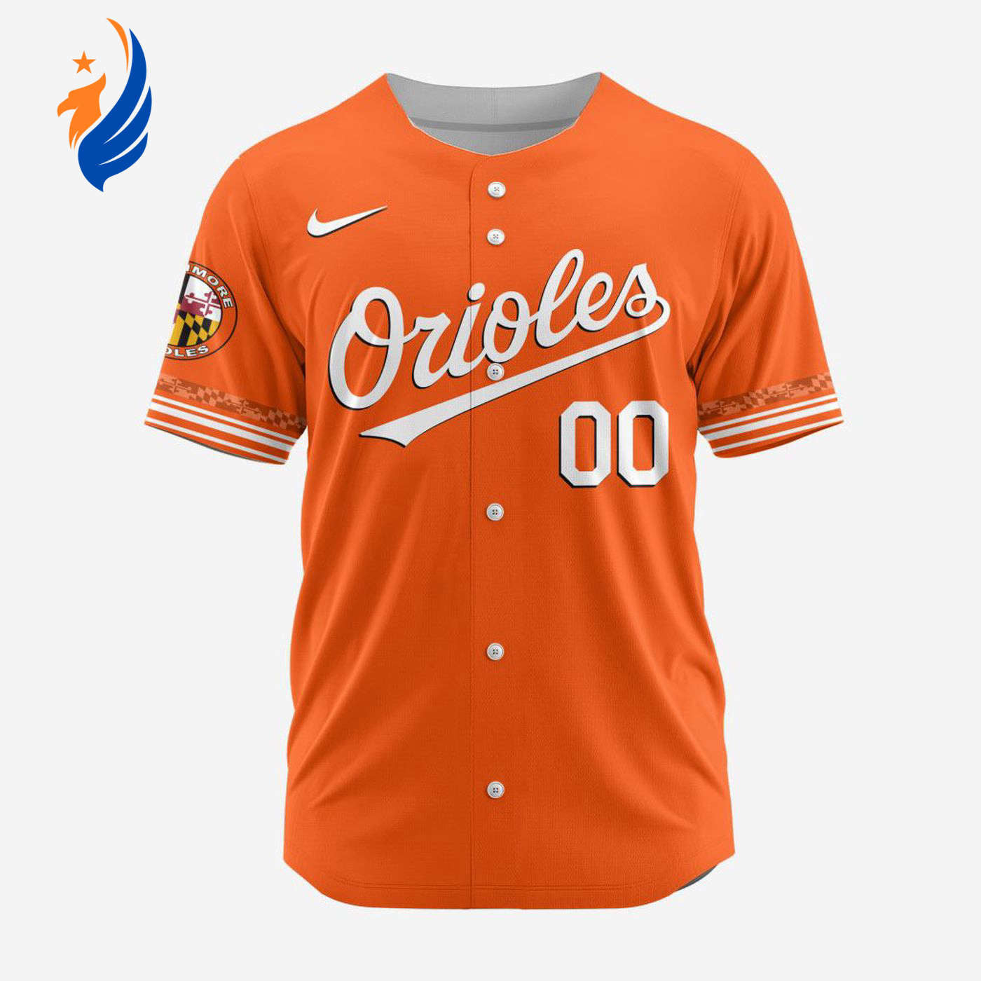 MLB Baltimore Orioles Personalized Alternate Design Concept Baseball Jersey 2402 - Bafud