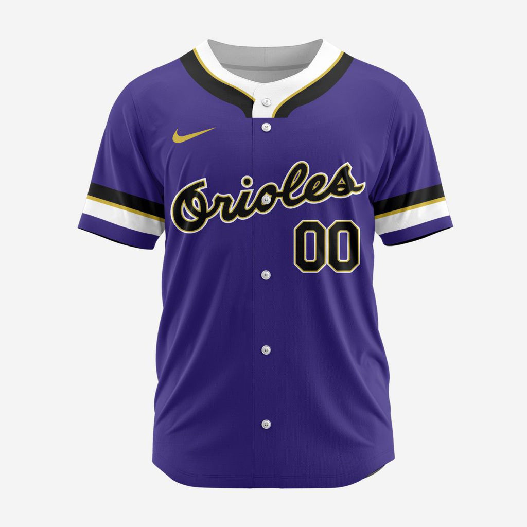 MLB Baltimore Orioles Personalized Reverse Retro Concept Design Baseball Jersey - Bafud
