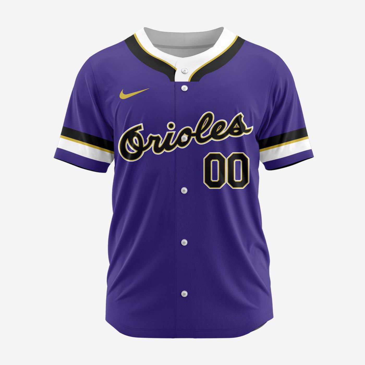 MLB Baltimore Orioles Personalized Reverse Retro Concept Design Baseball Jersey - Bafud