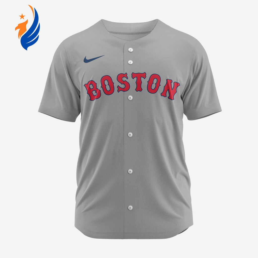 MLB Boston Red Sox Personalized 2024 Road Baseball Jersey - Bafud
