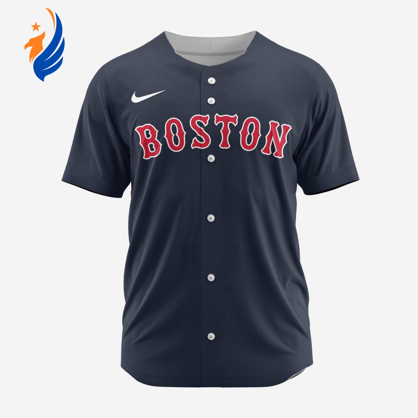 MLB Boston Red Sox Personalized Alternate 02 Baseball Jersey - Bafud
