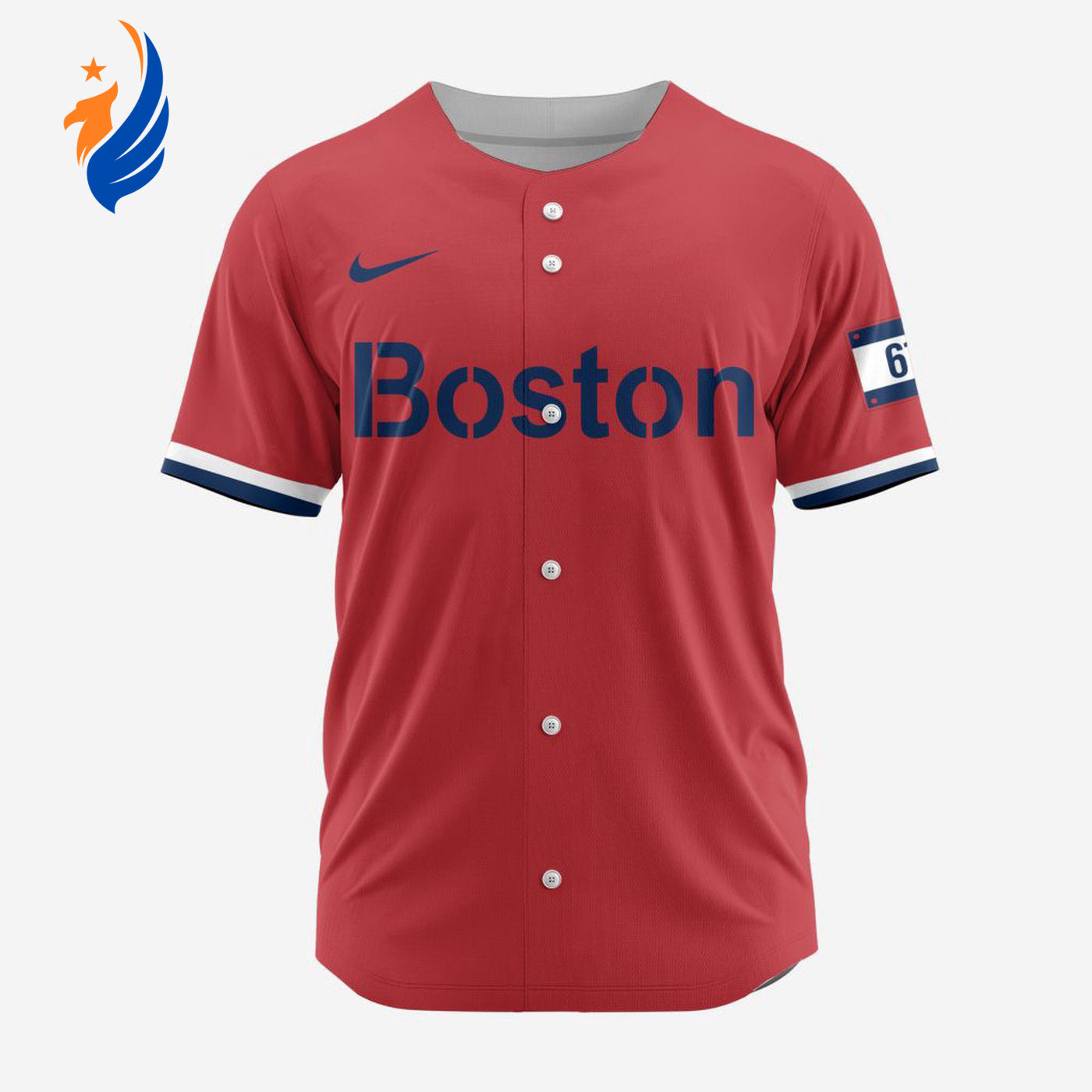 MLB Boston Red Sox Personalized Reverse Retro Concept Design Baseball Jersey - Bafud