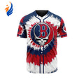 MLB Boston Red Sox Special Grateful Dead Design Baseball Jersey Gift for Men Women - Bafud
