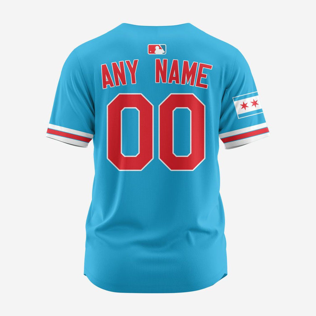 MLB Chicago Cubs Personalized Alternate Design Concept Baseball Jersey 2404 - Bafud