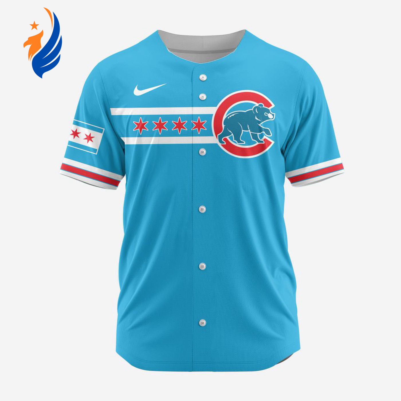 MLB Chicago Cubs Personalized Alternate Design Concept Baseball Jersey 2404 - Bafud