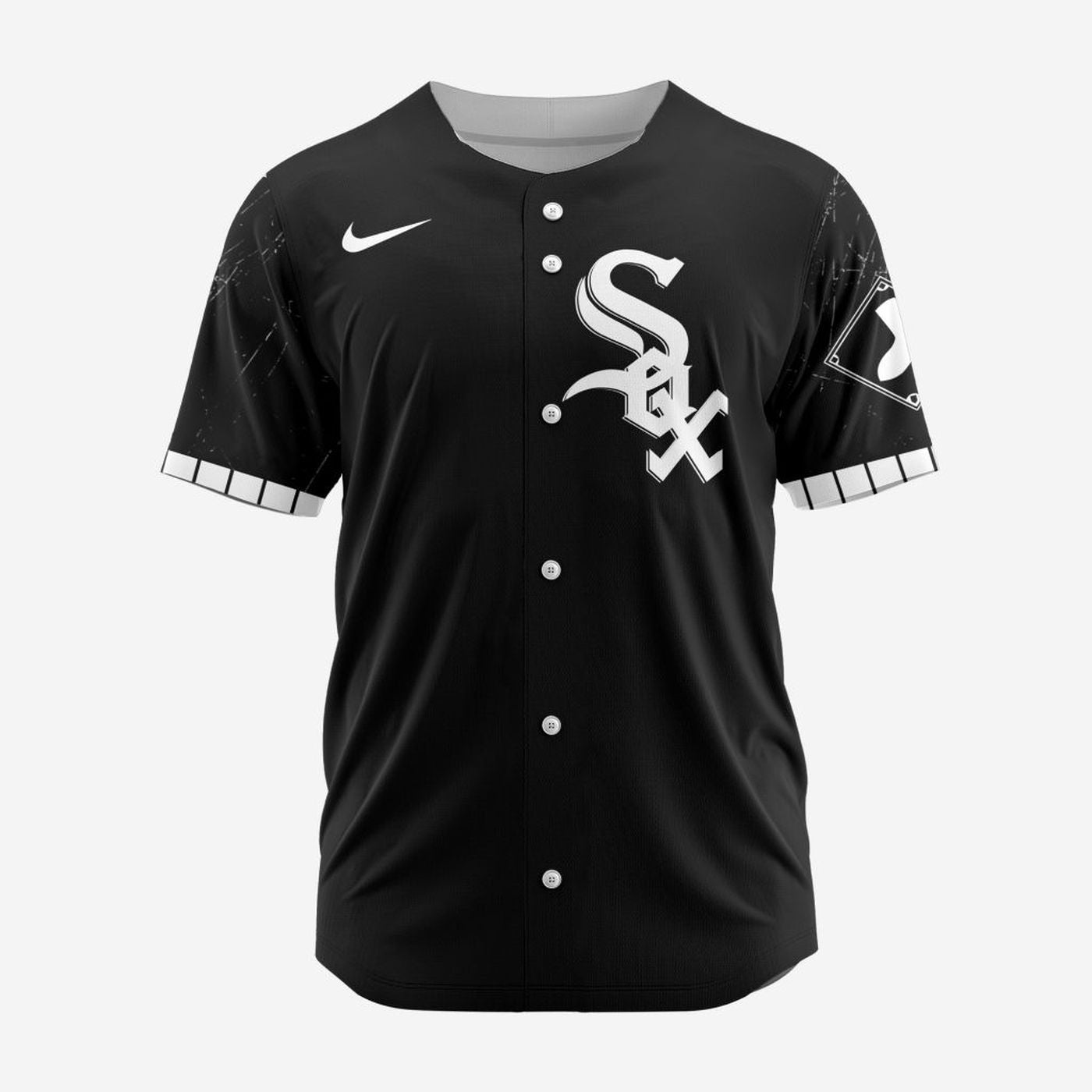 MLB Chicago White Sox Personalized Alternate Design Concept Baseball Jersey 2402 - Bafud