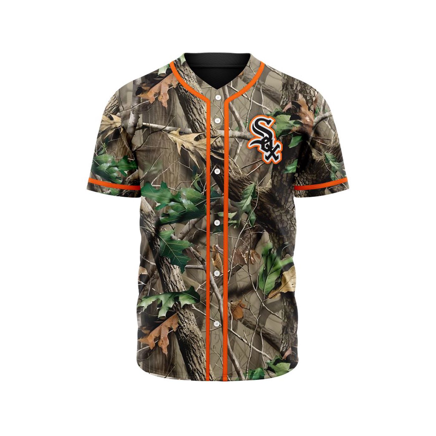 MLB Chicago White Sox Special Realtree Camo Hunting Baseball Jersey Gift for Men Women - Bafud