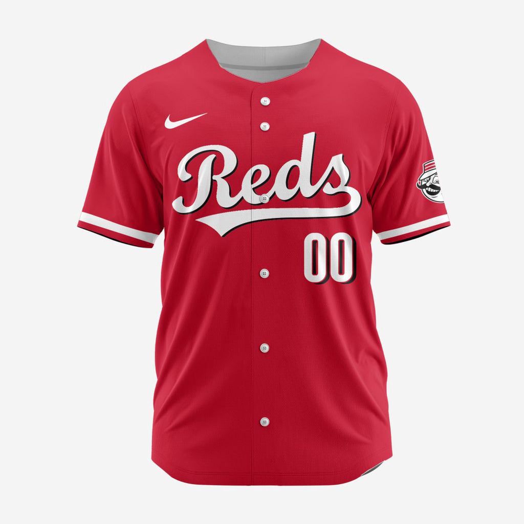 MLB Cincinnati Reds Personalized Alternate 02 Baseball Jersey - Bafud