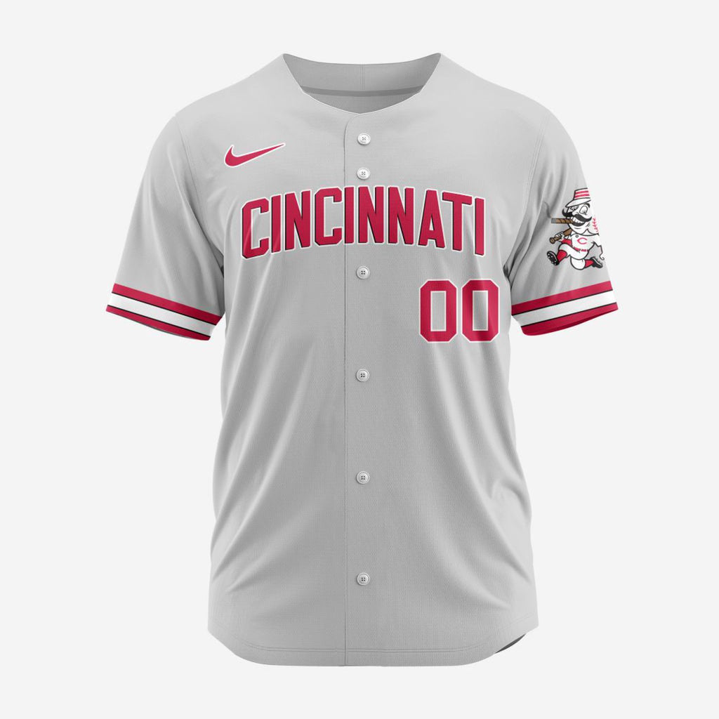 MLB Cincinnati Reds Personalized Alternate Design Concept Baseball Jersey 2402 - Bafud