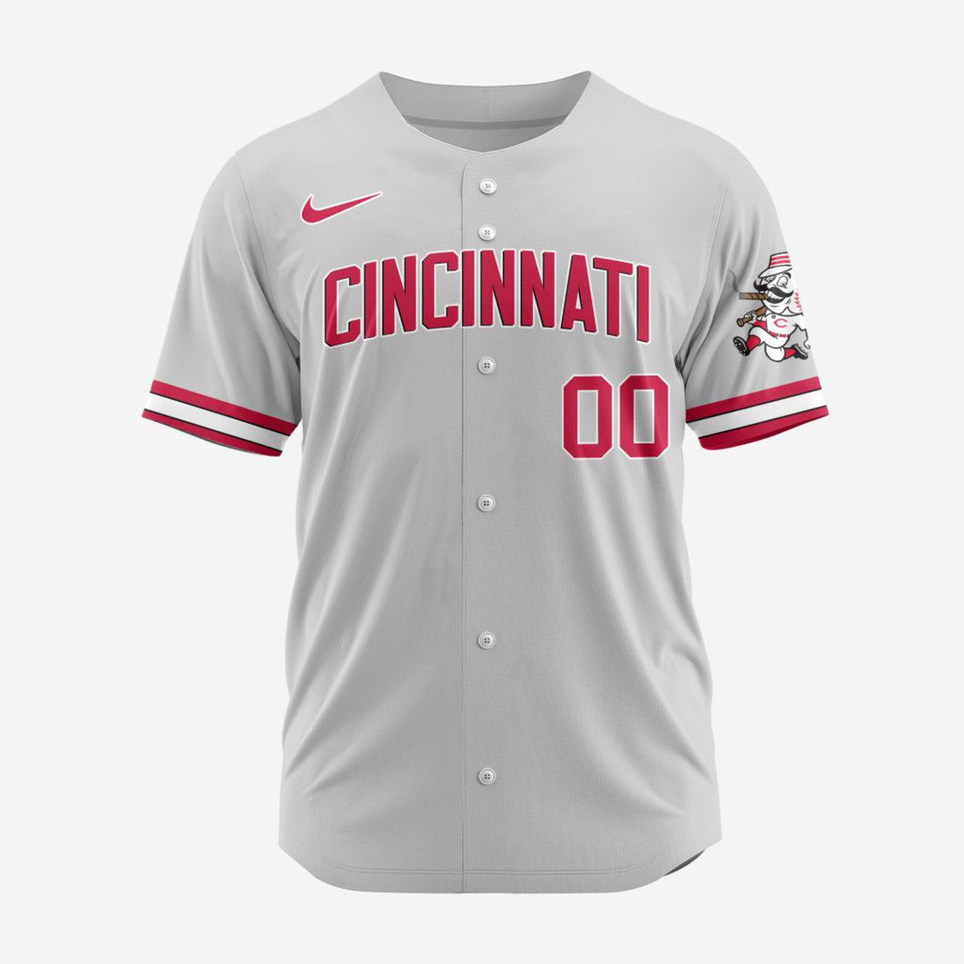 MLB Cincinnati Reds Personalized Alternate Design Concept Baseball Jersey 2402 - Bafud