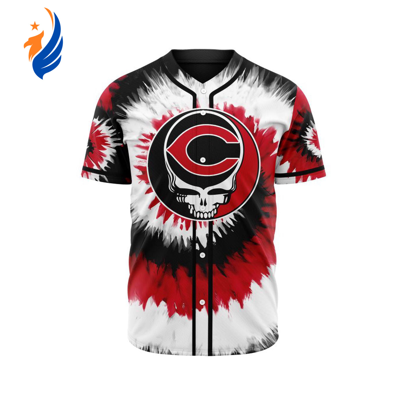 MLB Cincinnati Reds Special Grateful Dead Design Baseball Jersey Gift for Men Women - Bafud