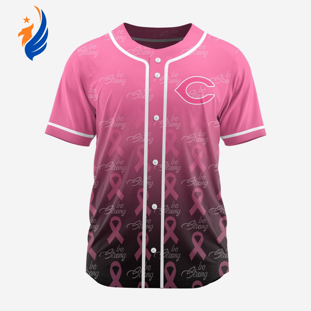 MLB Cincinnati Reds Special Pink Design Fight Breast Cancer Baseball Jersey Gift for Men Women - Bafud