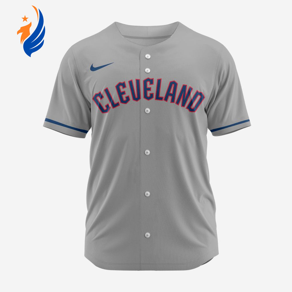 MLB Cleveland Guardians Personalized 2024 Road Baseball Jersey - Bafud