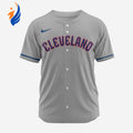 MLB Cleveland Guardians Personalized 2024 Road Baseball Jersey - Bafud