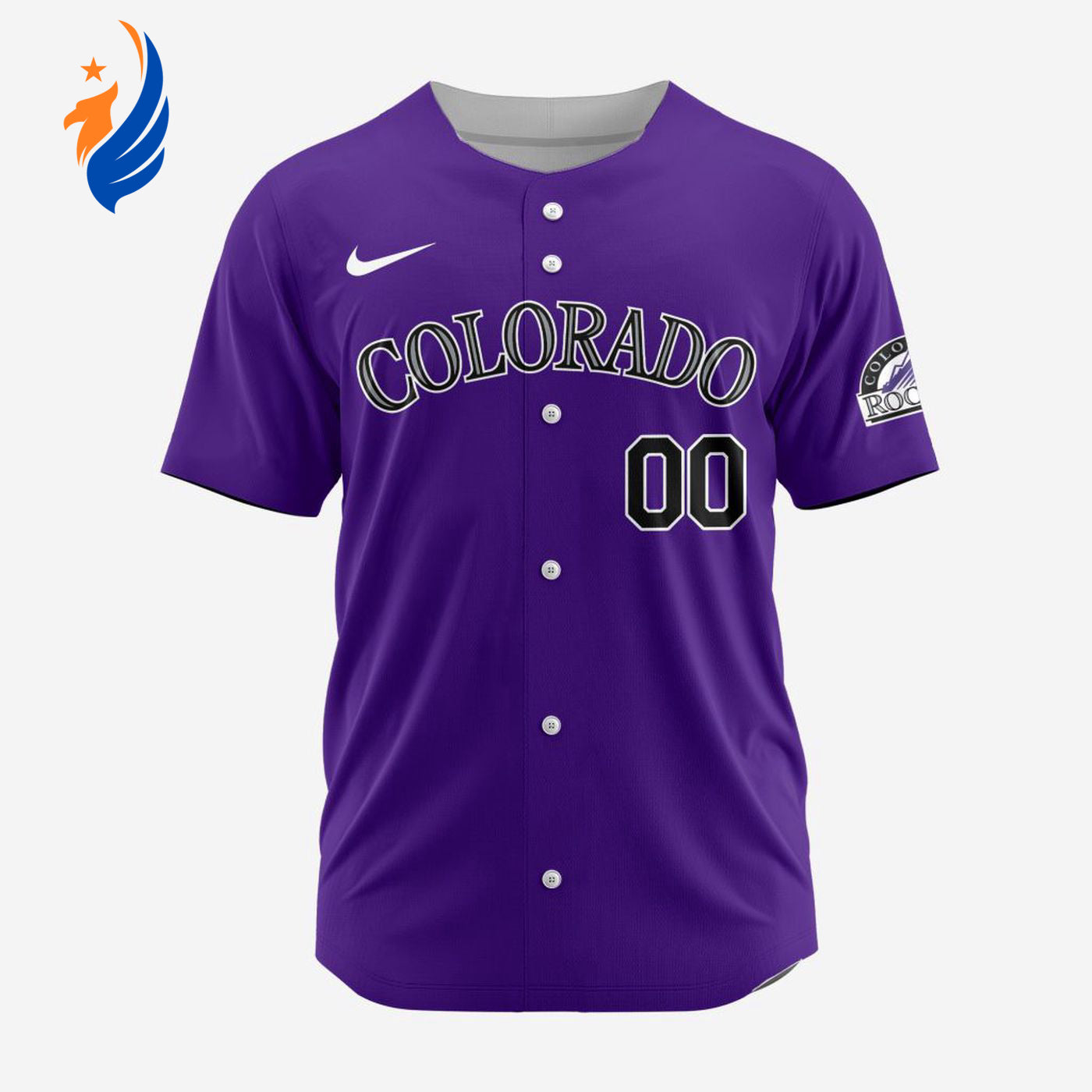MLB Colorado Rockies Personalized Alternate Baseball Jersey - Bafud