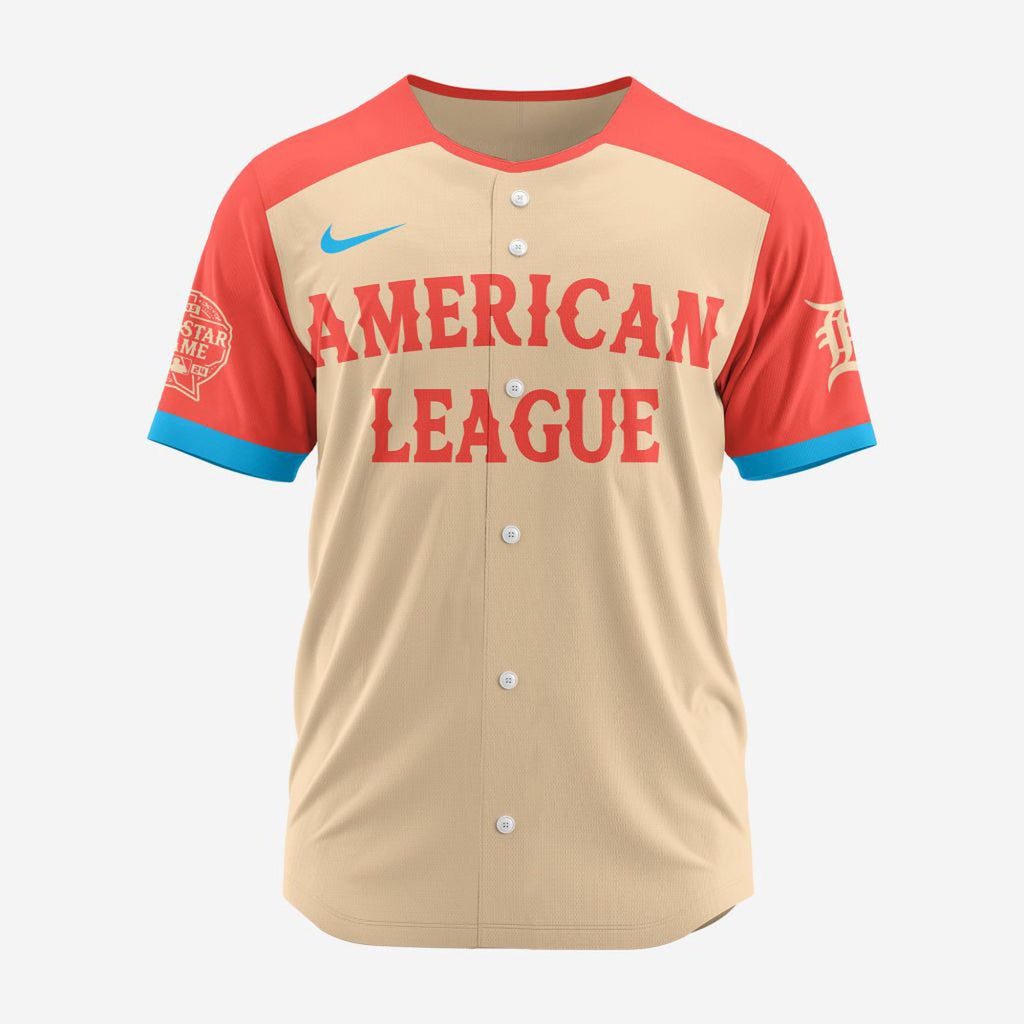 MLB Detroit Tigers Personalized 2024 All Star Game Baseball Jersey - Bafud