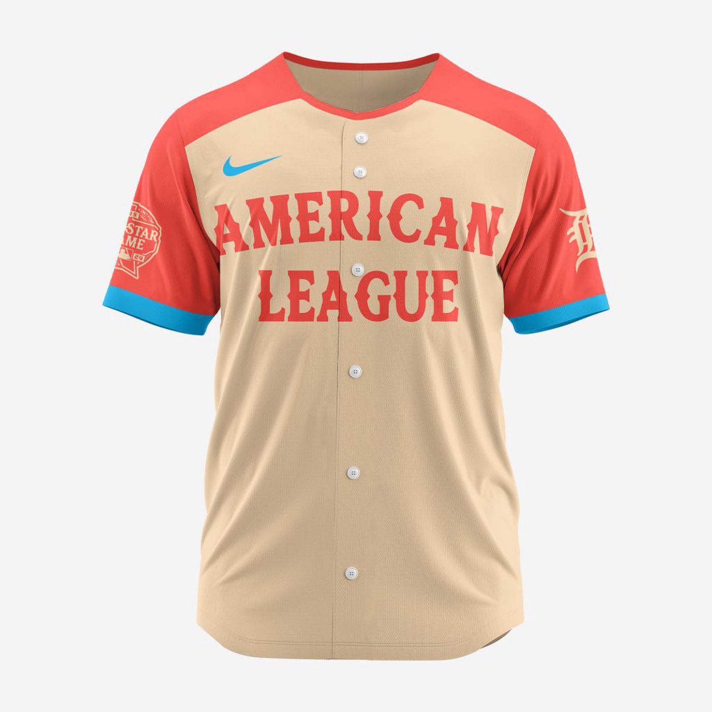 MLB Detroit Tigers Personalized 2024 All Star Game Baseball Jersey - Bafud