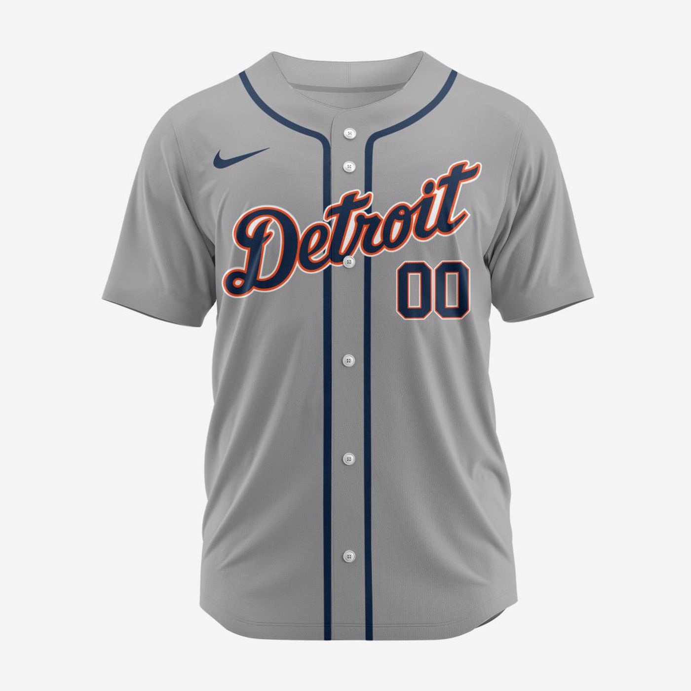 MLB Detroit Tigers Personalized 2024 Road Baseball Jersey - Bafud