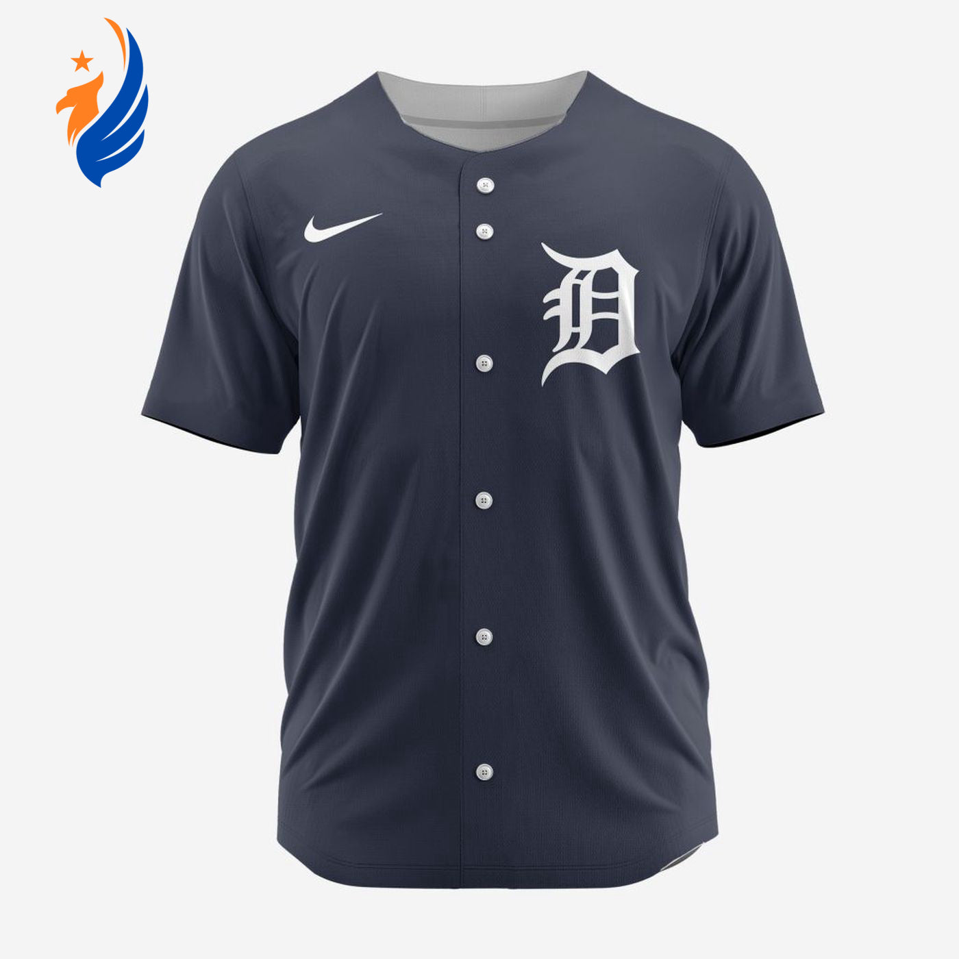 MLB Detroit Tigers Personalized Alternate Baseball Jersey - Bafud