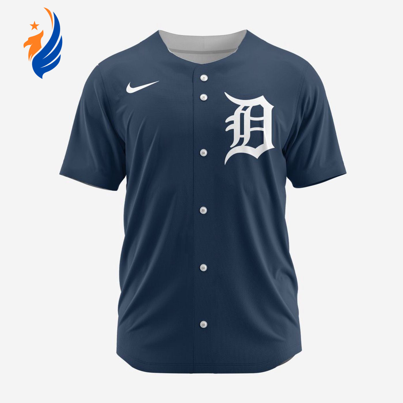 MLB Detroit Tigers Personalized Alternate Design Concept Baseball Jersey 2402 - Bafud
