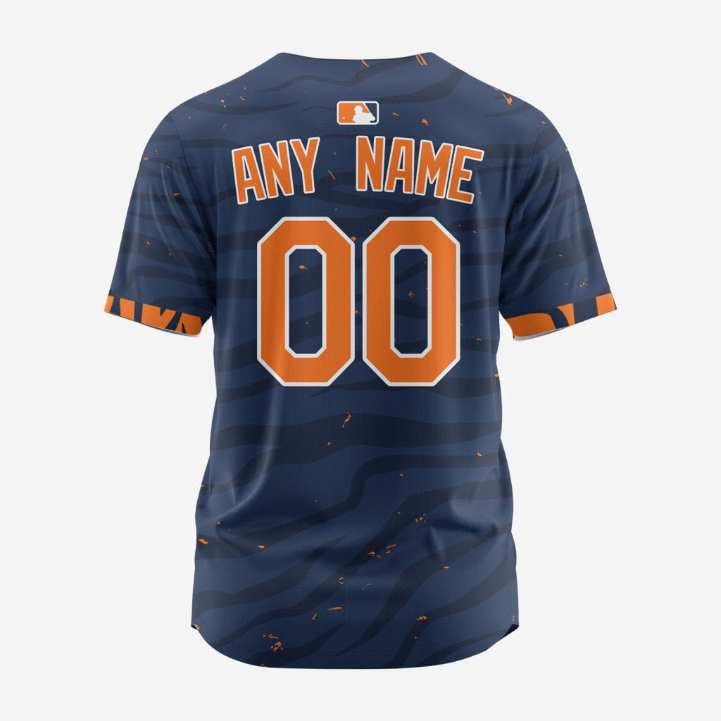 MLB Detroit Tigers Personalized Alternate Design Concept Baseball Jersey 2404 - Bafud