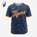 MLB Detroit Tigers Personalized Alternate Design Concept Baseball Jersey 2404 - Bafud