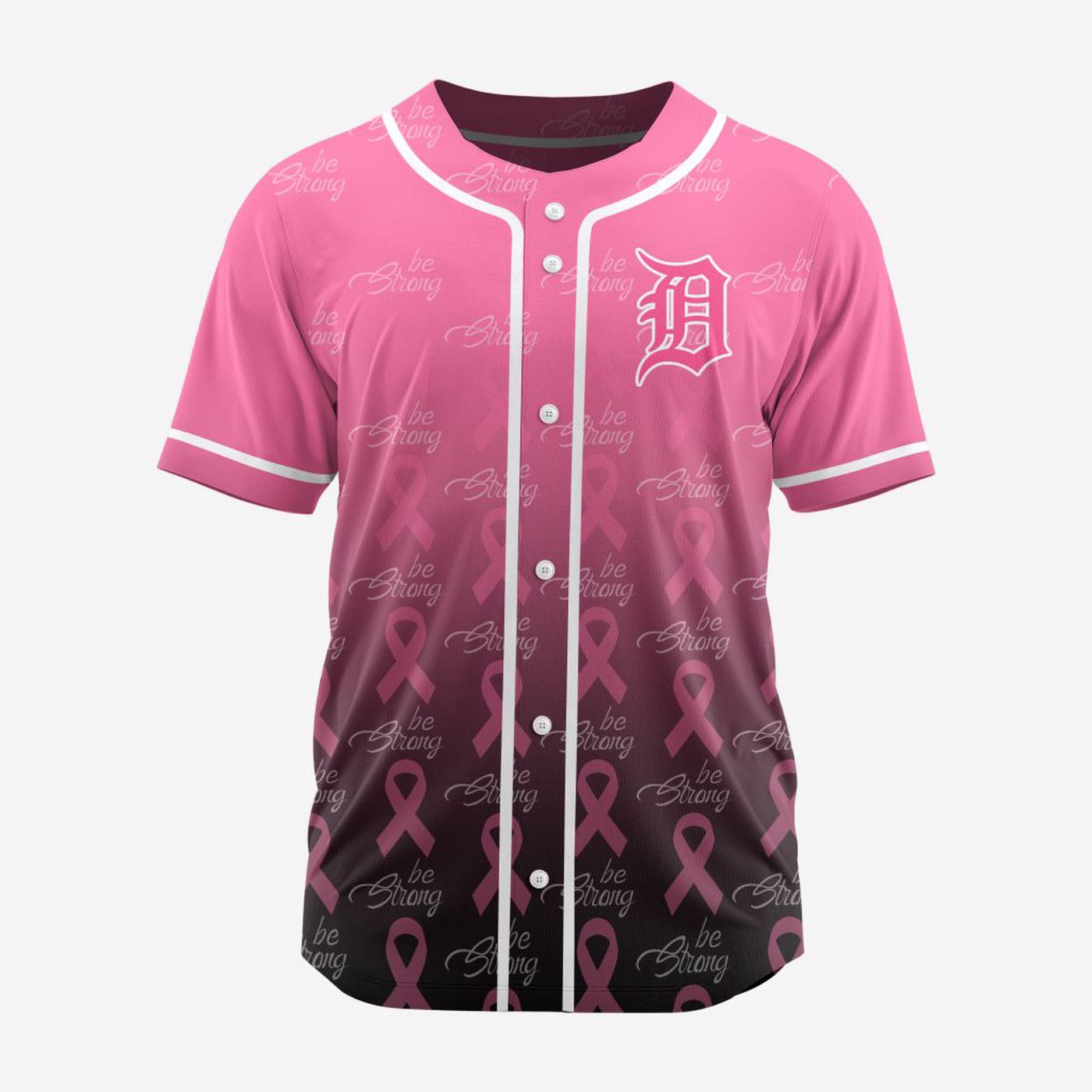 MLB Detroit Tigers Special Pink Design Fight Breast Cancer Baseball Jersey Gift for Men Women - Bafud